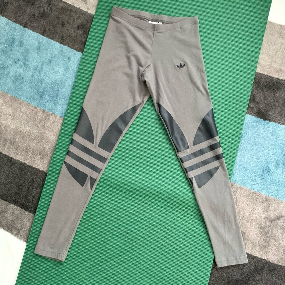 Soft grey ADIDAS women’s tights size S